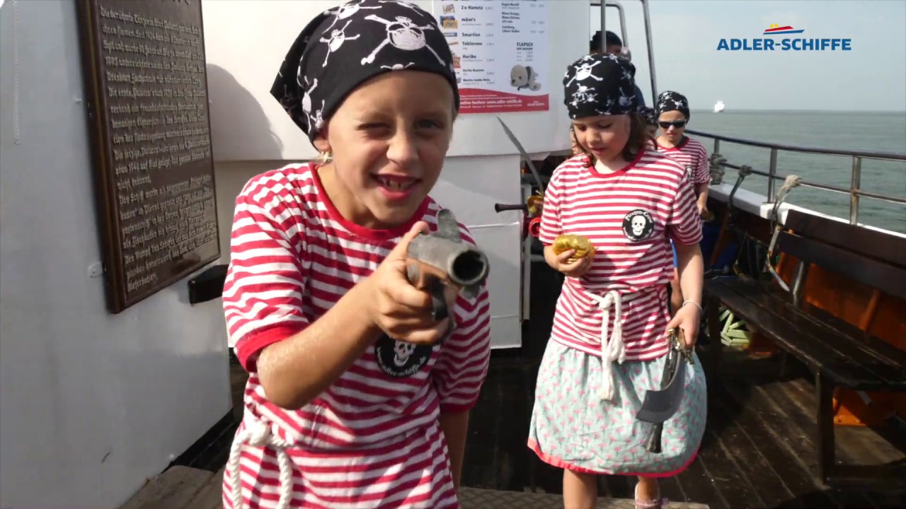 Piratenfahrt für Kids ab Sylt mit Kutter Gret Palucca