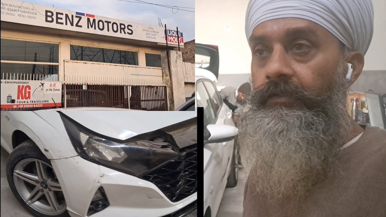 Hyundai i20 2019 model danting and painting process? 