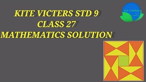 Kite victers std. 9 class 27 Mathematics - NEW NUMBERS