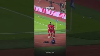 Selebrasi Beckham Putra setelah Mencetak Gol Pertama untuk Indonesia