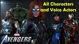 Marvel Avengers Characters and Voice Actors