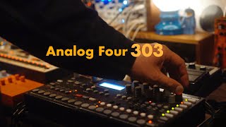 Ambient Jam with Analog Four (303 Style) | Machinedrum & SEQTRAK