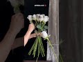 Easy work wrapping tutorial of flat flower's #tutorial #simple #fyp #flowers #wrapping#everything 🌿