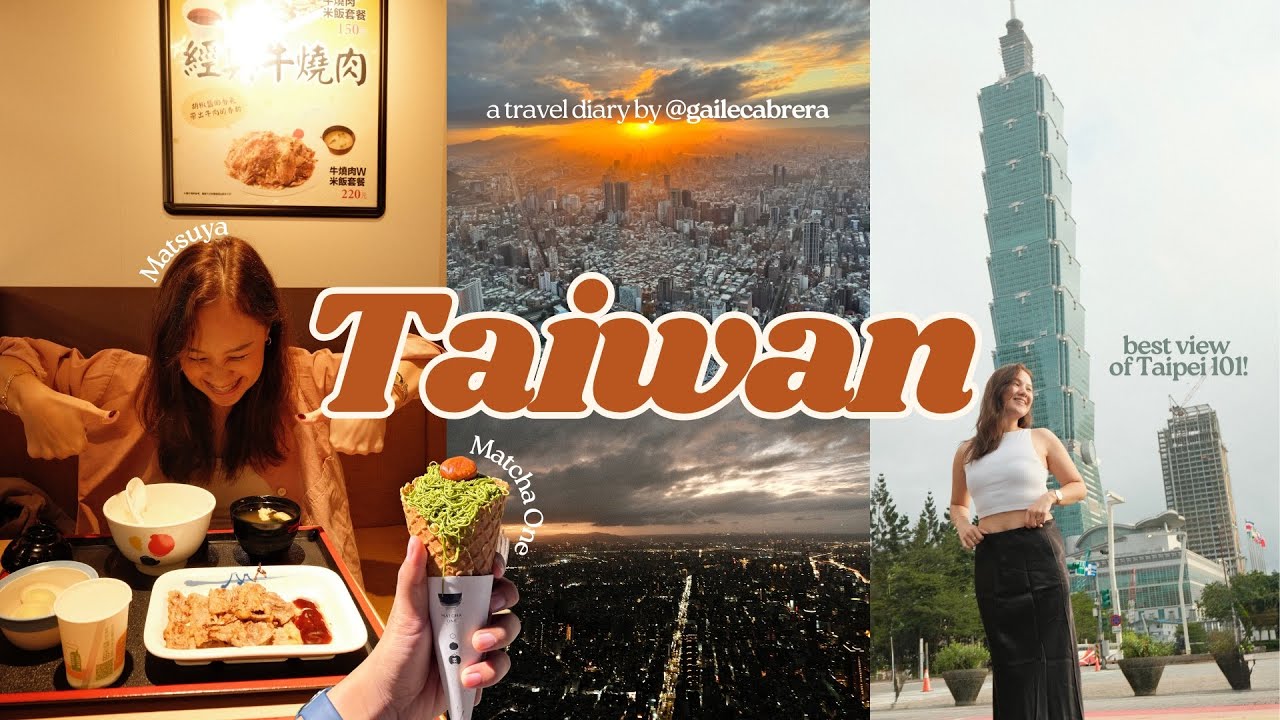 🇹🇼 TAIWAN | chill last full day, more foodtrip at Ximending and Zhongshan + Taipei 101 views! 🌇🌃