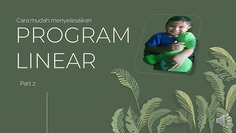 program linear part 2|Matematika kelas XI