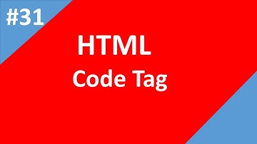 Code Tag in Html | Part - 31 | Html Tutorial For Beginners | Tech Talk Tricks