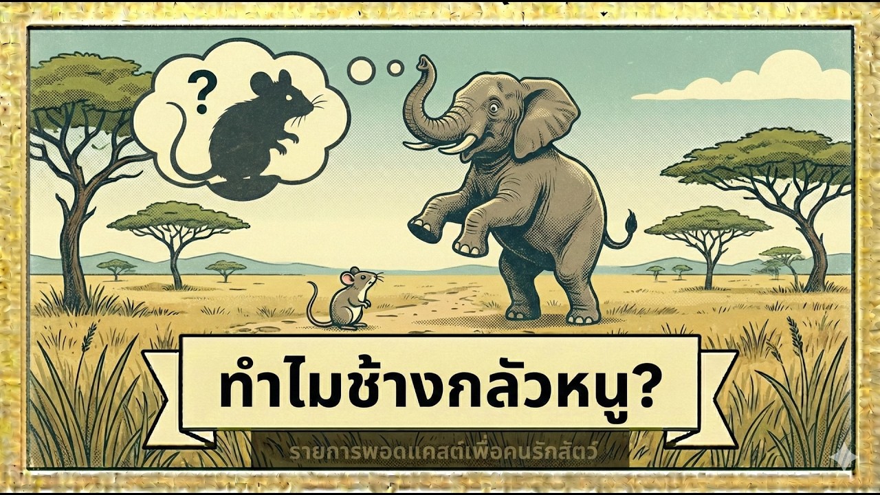 ทำไมช้างกลัวหนู?