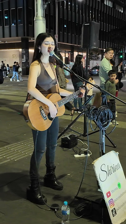 Incredible Street Music! 🎶 Shirina Holmatova singing in Sydney #Busking  #ShirinaHolmatova