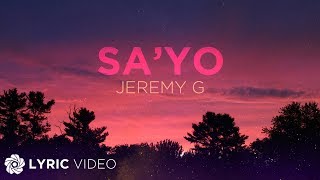 Sa'yo - Jeremy G x KIKX (Lyrics) chords