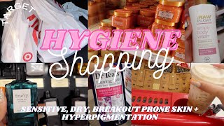 COME HYGIENE SHOPPING WITH ME ! TARGET RUN | DRY, SENSITIVE SKIN, HYPERPIGMENTATION + More