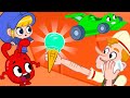 Race To ICE CREAM! | Morphle VS Orphle | Cartoons For Kids | Sandaroo Kids