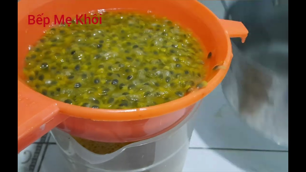 #2 Cách làm si rô và mứt chanh dây. Nước uống xua tan cái nóng mùa hè