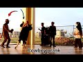 Cowboy prank. the best prank. Funny video. lucu parnk.