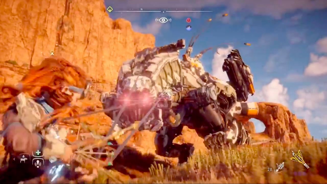 Horizon Zero Dawn - Thunderjaw & Stormbird speedkill