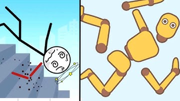 Top Trending Games RAGDOLL BREAK : Logic Puzzle, vs THROUGH THE WALL,ASMR Tra iler Gameplay.