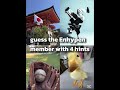 guess the ENHYPEN member with 4 hints