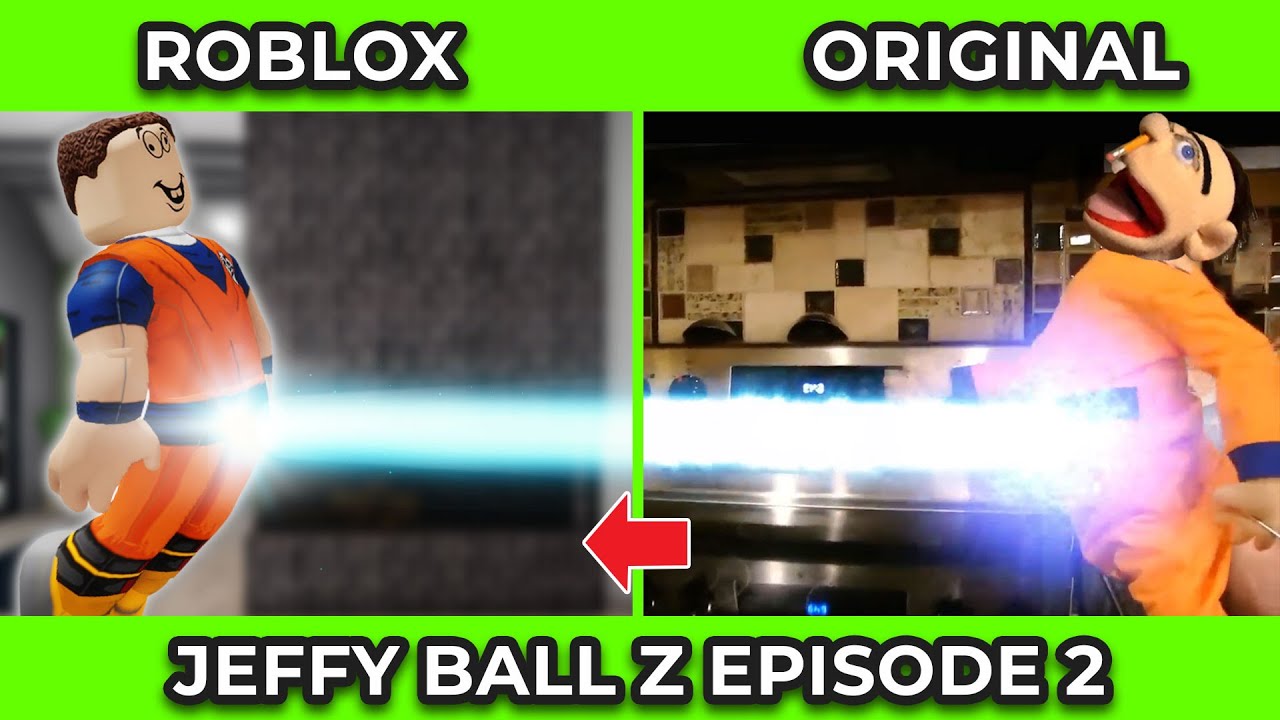 SML Movie vs SML ROBLOX: Jeffy Ball Z Episode 2 ! Side by Side