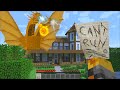 Minecraft KING GHIDORAH APPEARS IN OUR HOUSE IN MINECRAFT MOD / DON'T GO TO SKULL ISLAND ! Minecraft