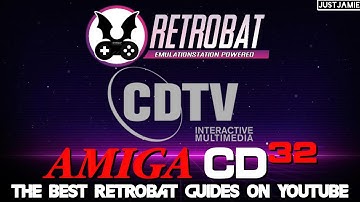 Retrobat ☆ Amiga CD32/Commodore CDTV Setup Guide #retrobat #emulator #frontend