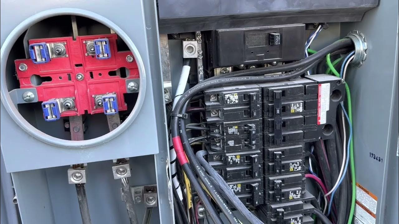 Generlink generator transfer switch install YouTube