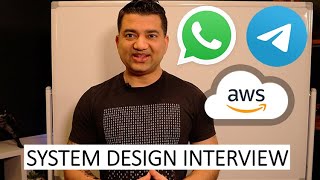 Whatsapp Telegram System Design on AWS | Chat Messaging System Design Interview screenshot 5