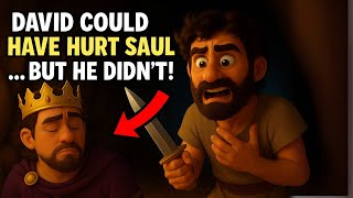 Why David Didn’t Kill King Saul | A Powerful Lesson in Mercy for Kids