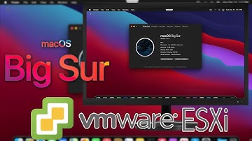 Running a MacOS 11 Big Sur on VMware ESXi