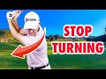 Dont turn your shoulders in the golf swing