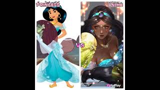 💝All princess💞 vs Their Fan art💖💕#shorts