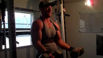 Dumbbell Curls Drop Sets