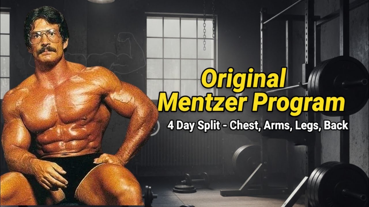 Original Mike Mentzer Training Program | 4 Day Split Workout for Chest, Back, Arms & Legs