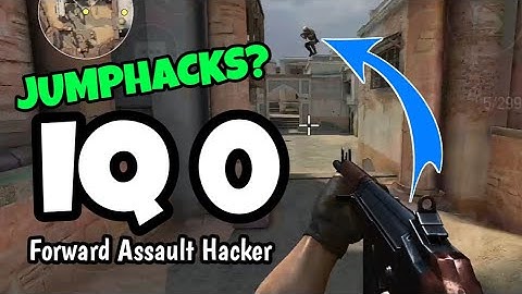 So... I ran against a hacker in Forward Assault.