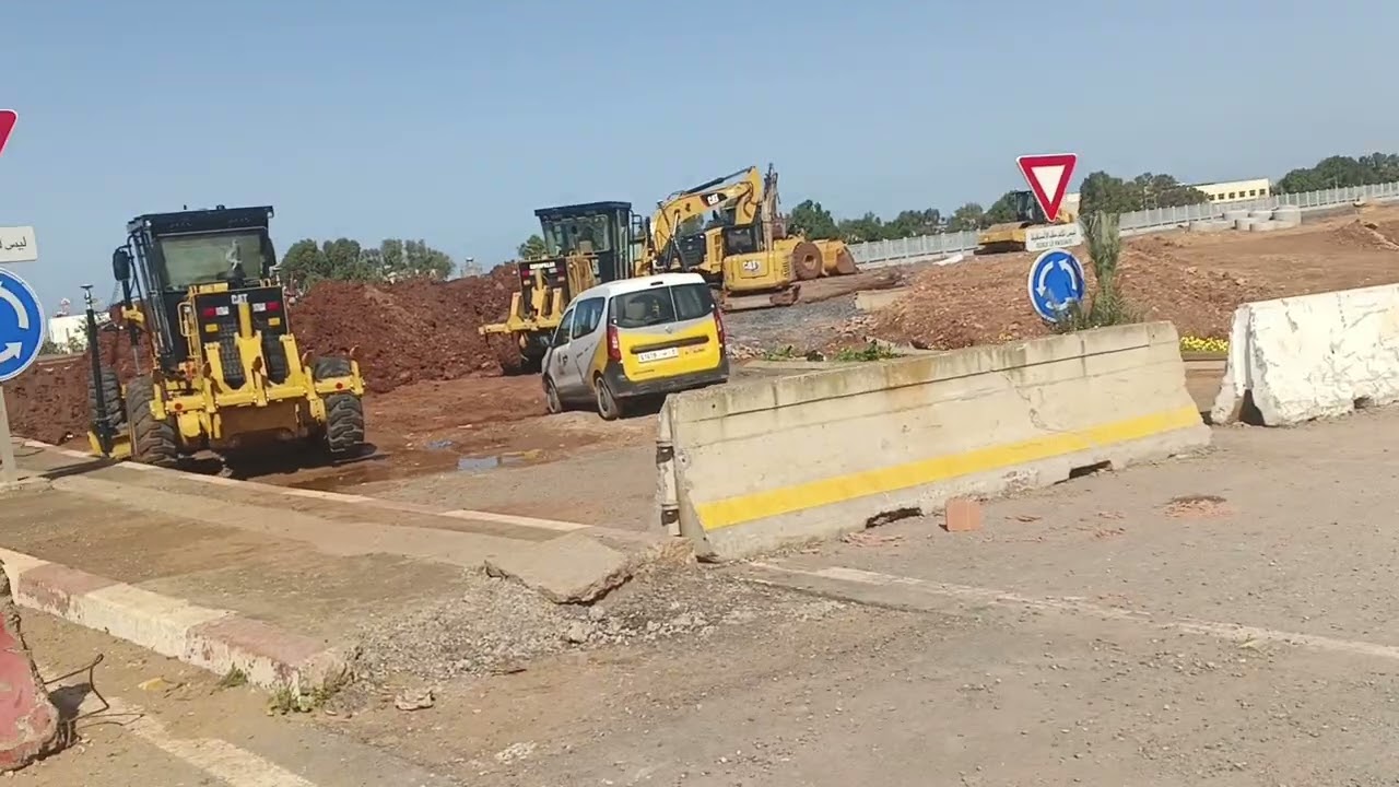 اخر تطورات من الاشغال النفق تحت الارض بعين عتيق تمارة