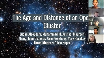 The Age and Distance of an Open Cluster