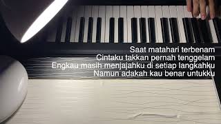 Menjadi Dia - Tiara Andini | Piano Only