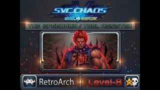 [Tas-Sp][Arcade][Hardest - 8 - SNK vs. Capcom: SVC Chaos][Akuma] HD 720p60fps SFD