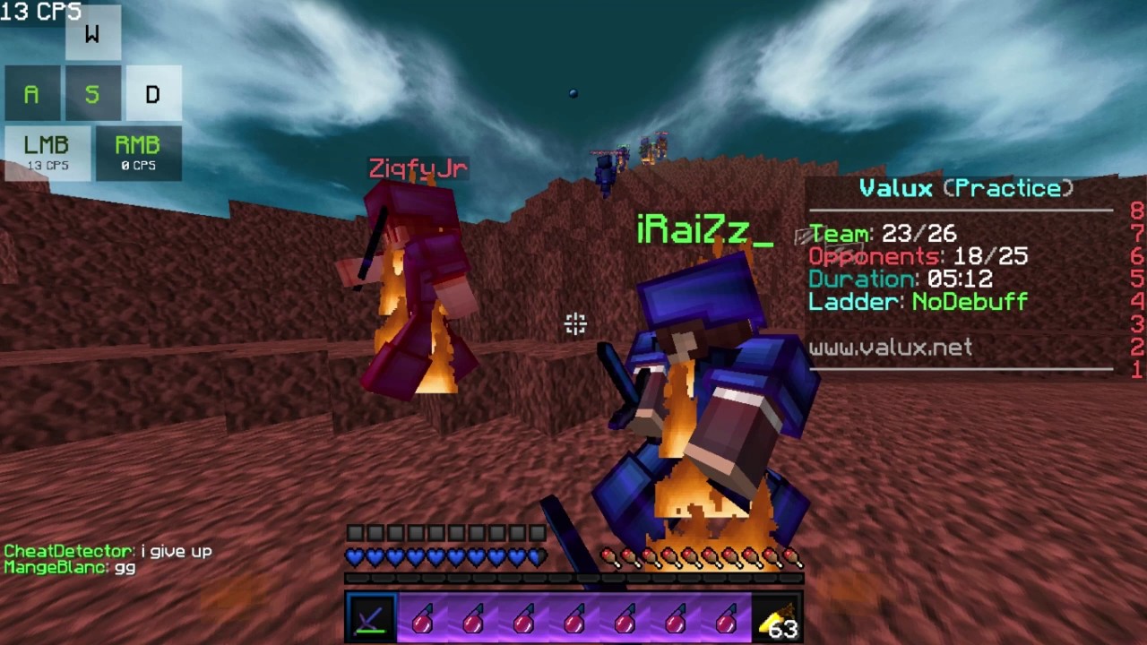 Valux | minecraft PvP 25x25