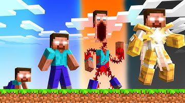 Evolving HEROBRINE Into a GOD in Minecraft