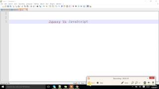 Jquery vs Javascript. differences between jquery and javascript