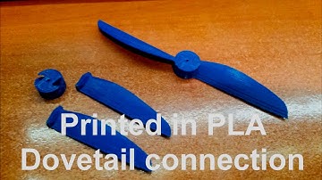 3D Printed propellers - in-flight testing