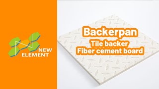 Tile backer: Fiber cement board