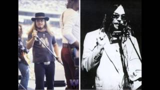 Neil Young pays tribute to Lynyrd Skynyrd's Ronnie Van Zant: Alabama / Sweet Home Alabama - 11-12-77 chords