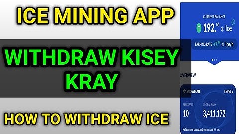 ICE MINING APP WITHDRAW KISEY KRAY | HOW TO WITHDRAW ICE TOKEN #okx #icemining #iceminingapp