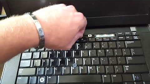 Replacing the keyboard on a Dell Latitude e6500 laptop