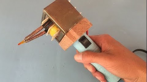 How to make a powerful soldering iron from transformer