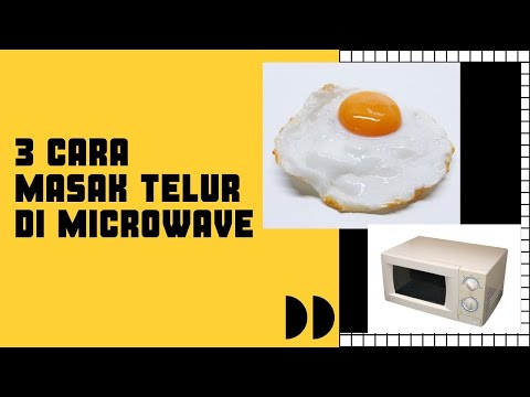 Video: Cara Memasak Telur Dadar Dalam Microwave