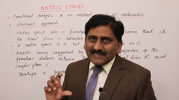 2. Metric Space | functional Analysis-1 | Prof Khalid