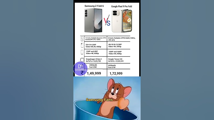 Google pixel 9 Pro Fold 5G Vs Samsung Galaxy Z Fold 6 5G Performance