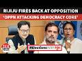 Kiren Rijiju Slams Opposition: Warns of ‘Befitting Reply’ Over Attacks on Institutions