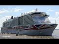 IONA | exclusive views | MEYER WERFT starts first sea trial sailing of P&O CRUISES ship | 4K-Video